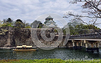 Osaka Castle, Japan Editorial Stock Photo